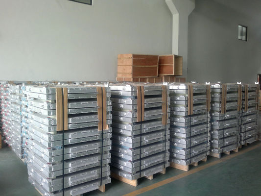 Aluminium brazed Plat Dan Fin Heat Exchanger, kompresor sekrup udara dingin minyak