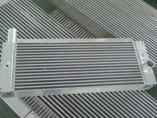Lempeng Cahaya kompak Dan Fin Heat Exchanger oil cooler untuk sistem hidrolik