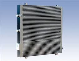 Compact Air Compressor Heat Exchanger, Aluminium Brazed Oil Air Cooler