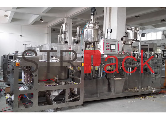 চিনাবাদাম মটরশুটি জন্য 1000ml অনুভূমিক প্যাকেজিং মেশিন, দুধ থলি