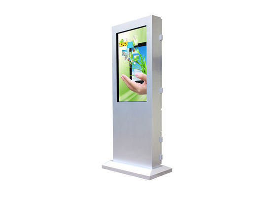 เครื่องปรับอากาศภายในยืนฟรีกลางแจ้งป้ายดิจิตอล Kiosk สำหรับช้อปปิ้งมอลล์