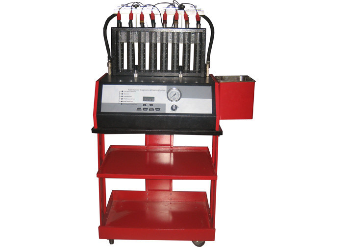 8 سیلندر انژکتور ماشین تمیز کننده و تستر WDF-8H با دریچه تخلیه دستی