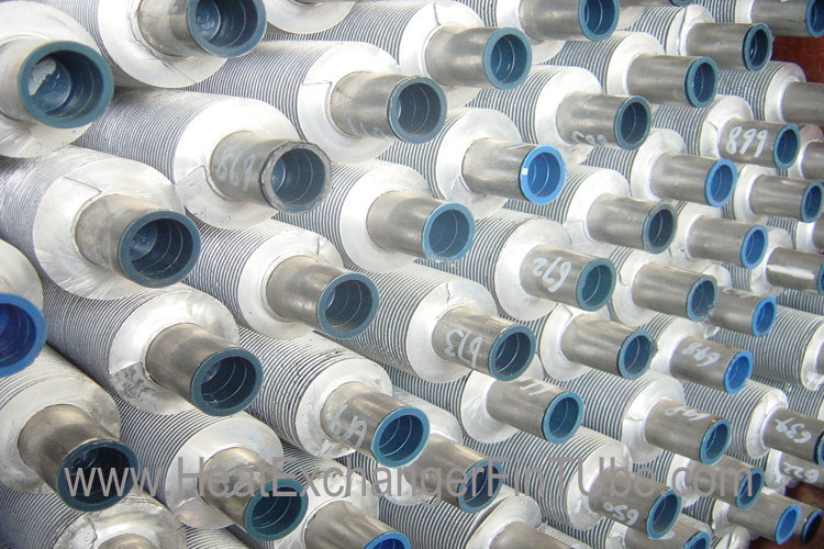 A213 T22 Extruded Fin ống OD1 &#39;&#39; X 54 &#39;Chiều dài X 10FPI X Alu 1100 vây