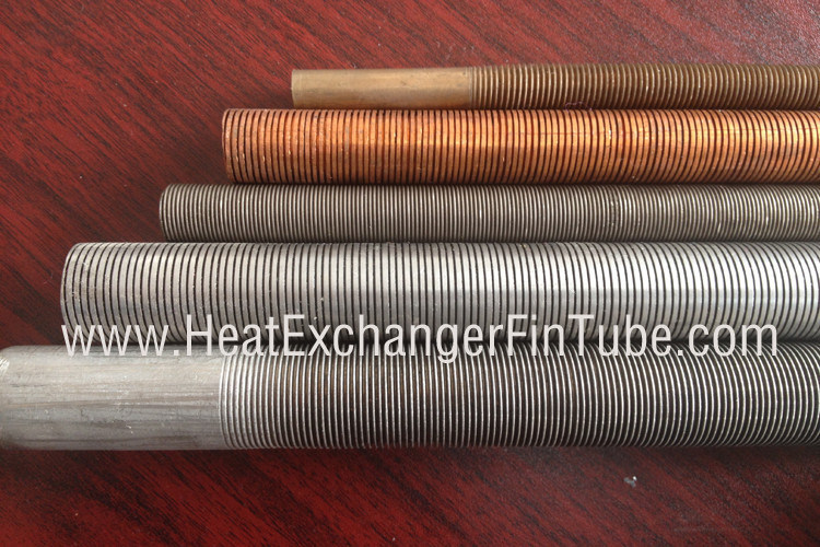 Gr 1/2/16/26 SMLS Titanium Integral ống thấp vây, 30FPI / 36FPI / 43FPI