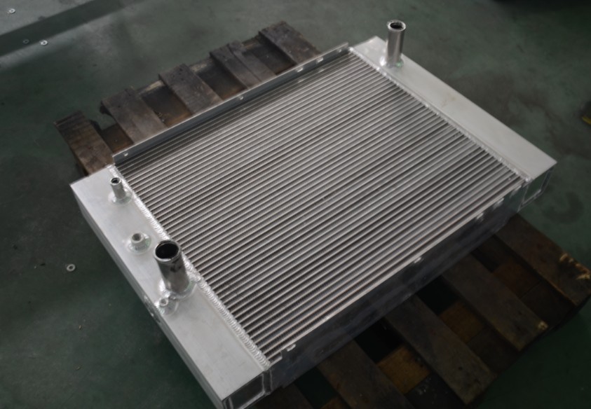 Compressor Radiator Fins Industrial Sliding Vane Compressor Radiator Plate Fin Heat Exchanger